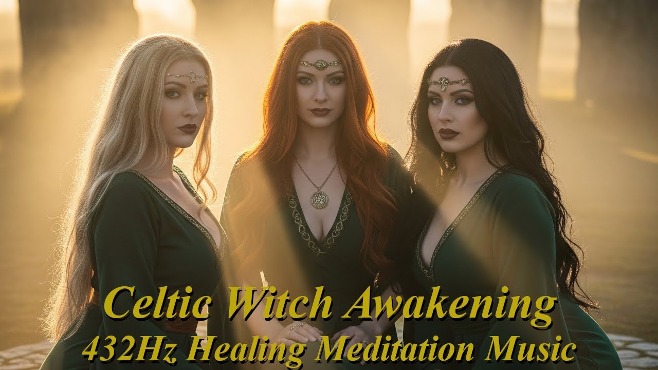 Celtic Witch Awakening &ndash; 432Hz Sacred Feminine Vocals, Celtic Harp, Flute, Healing Meditation Music