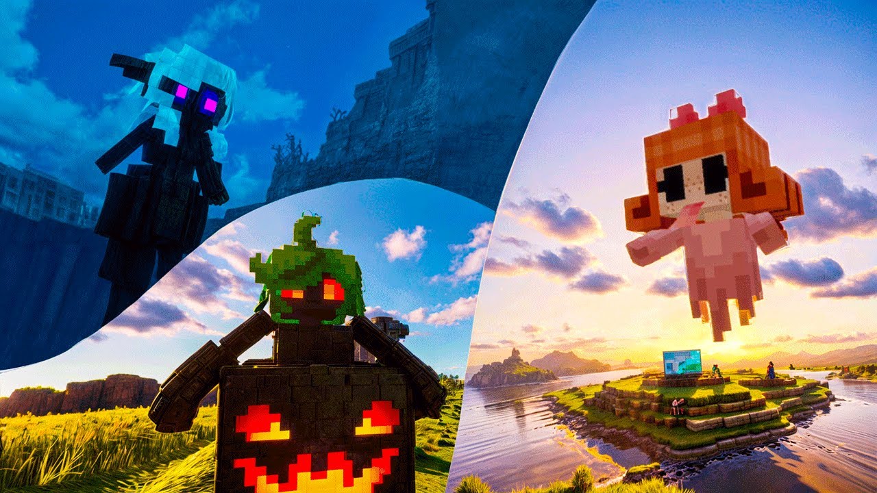 Mermaid girls, Mushroom girls and Ghost girls -MAINCRAFT mod 1.20.1 [Java]