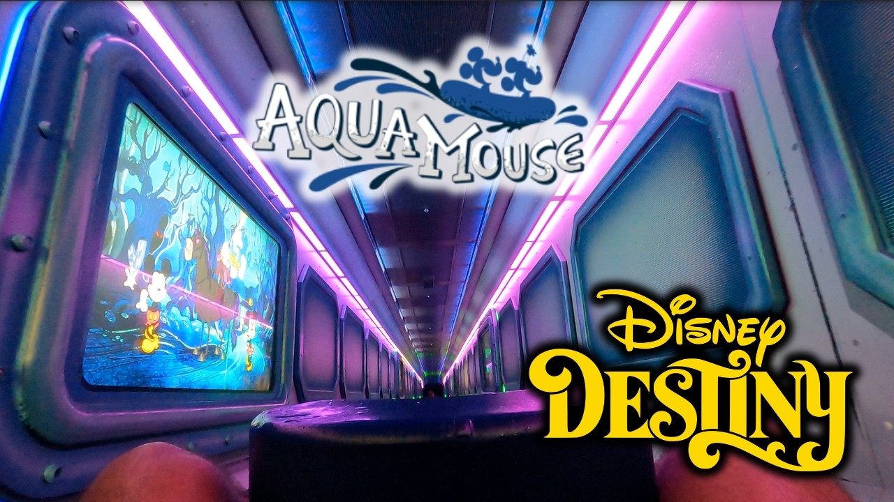 Disney Destiny | Aqua Mouse On-Ride POV!
