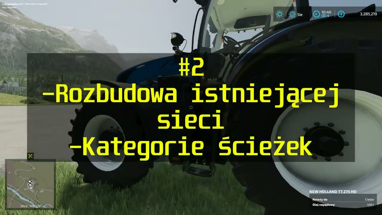 Autodrive FS 22 Tutorial Poradnik dla początkujących #2 Rozbudowa trasy, kategorie tras