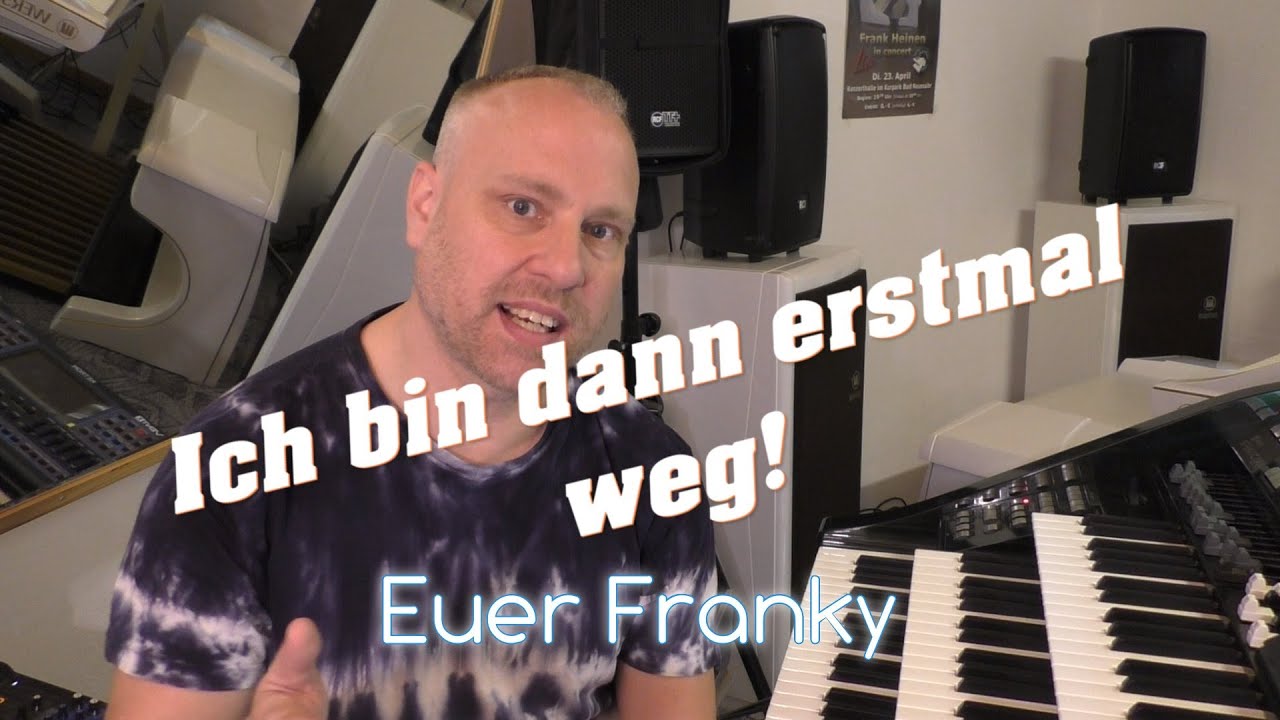 ICH KOMME WIEDER! Frank Heinen spielt zum Abschied kurze spontane Songs auf seiner WERSI Orgel.