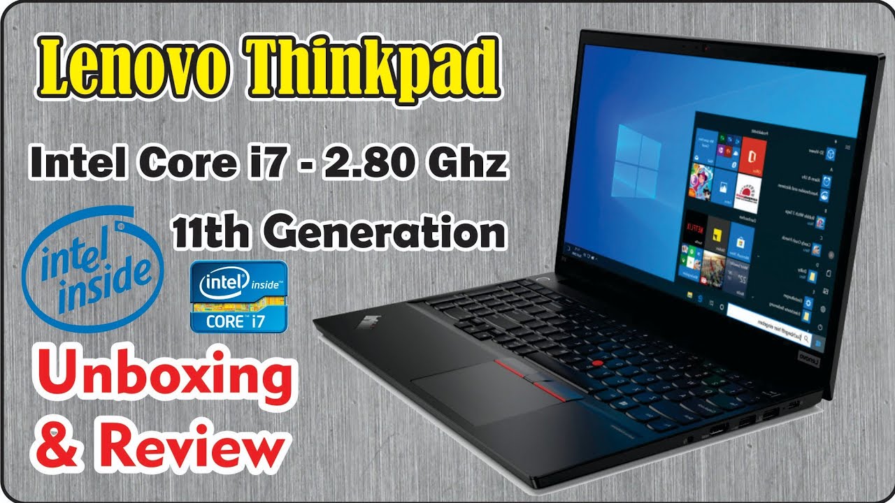 Lenovo Thinkpad Core i7 11th Generation with 16GB and ssd M.2