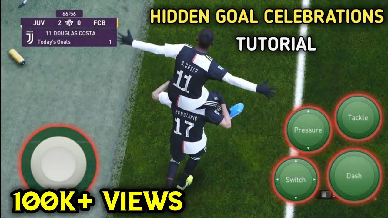 How to Perform Hidden Goal Celebrations in Pes 2021 Mobile || Full Tutorial || Android Games