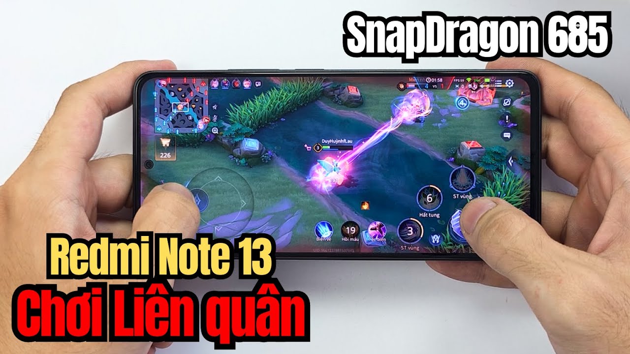 Test game Liên quân Mobile trên Xiaomi Redmi Note 13 | Duy Tech