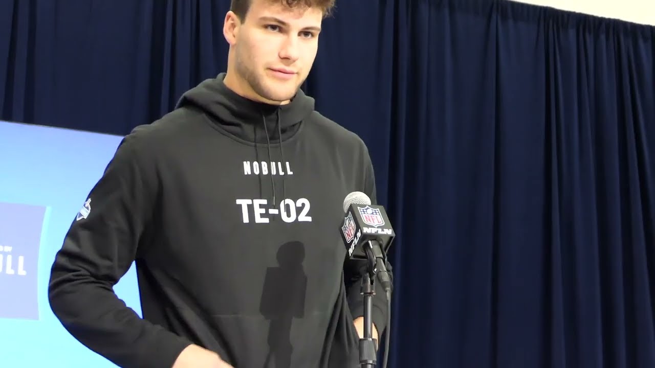 NFL Combine interview: AJ Barner discusses future of the Michigan QB and tight end rooms
