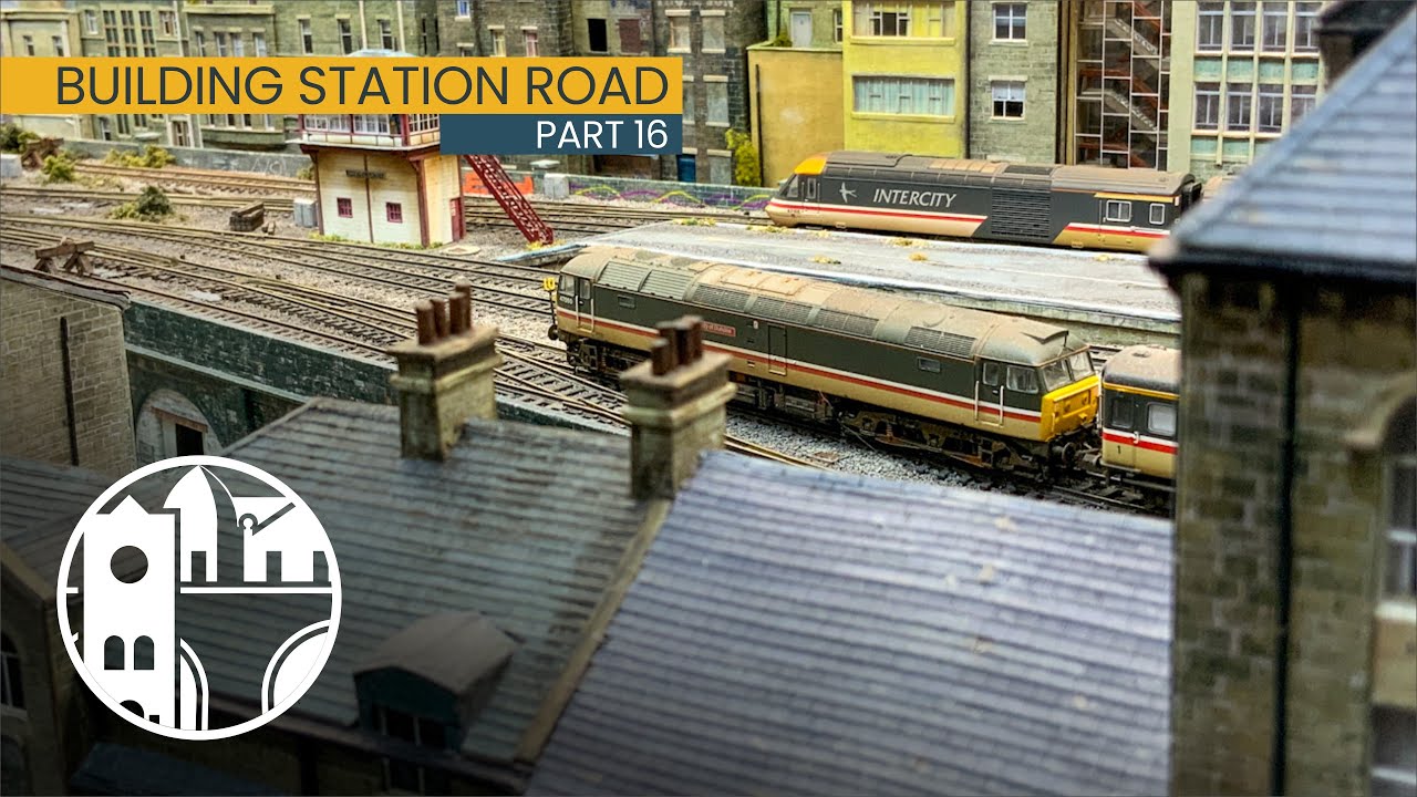 What's over here? Completing a roofline to peer over - West Yorkshire model town