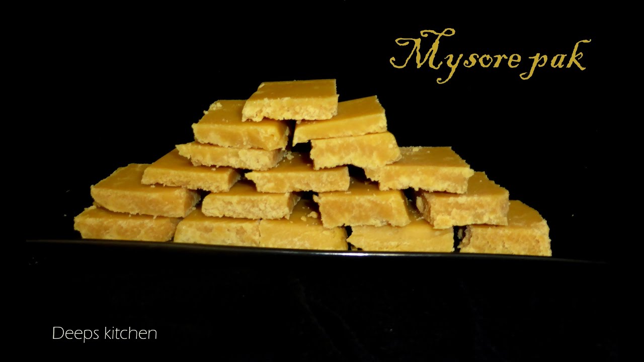 Easy MysorePak recipe video - Indian Sweet recipe