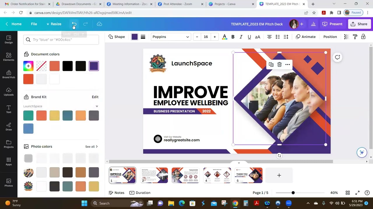 How to Design a Pitch Deck in Canva