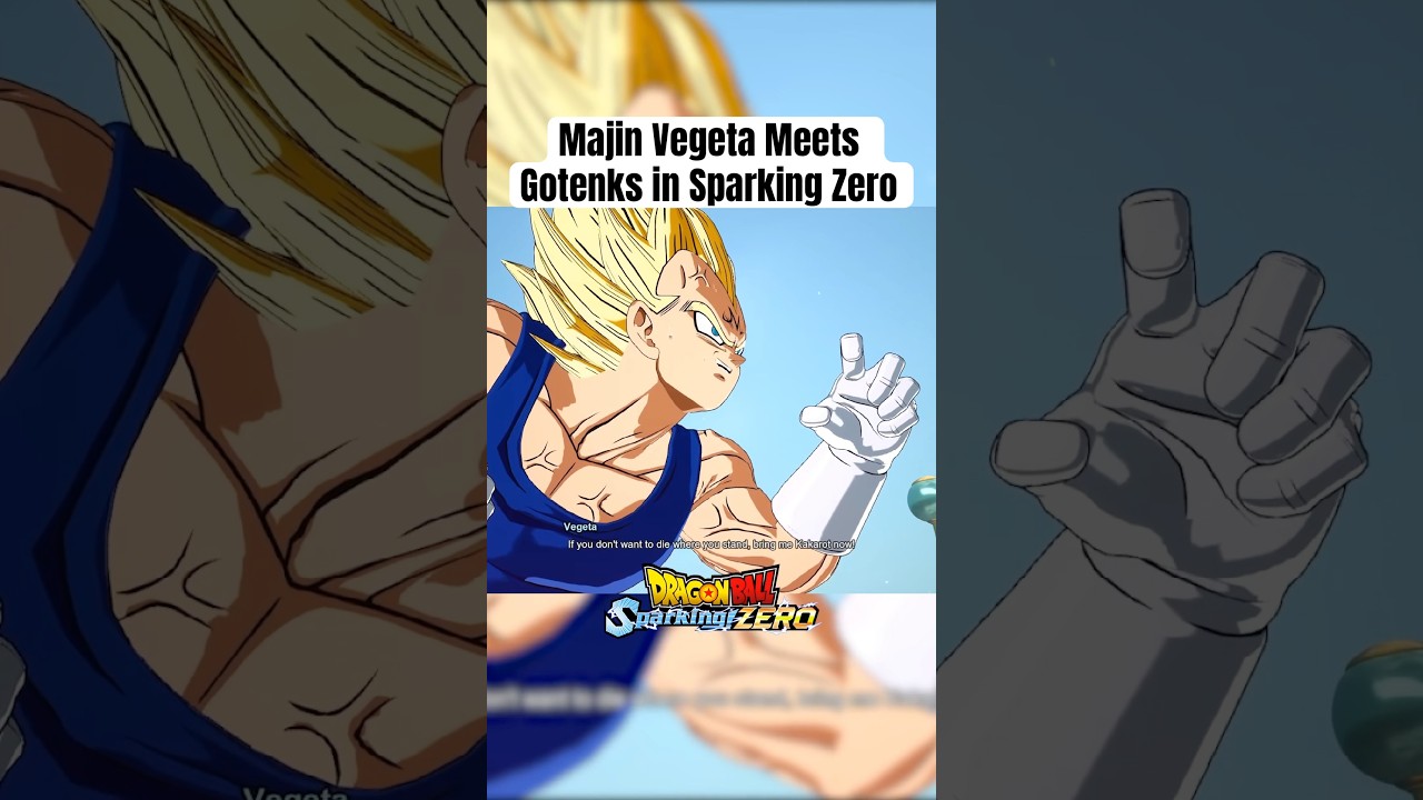 Majin Vegeta Meets Gotenks in Sparking Zero #dragonball#dragonballsparkingzero#sparkingzero