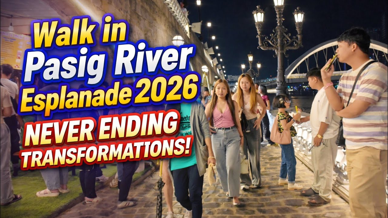 A NIGHT SO ALIVE IN MANILA | Walk in Pasig River Esplanade Manila Feb 2026 part 1