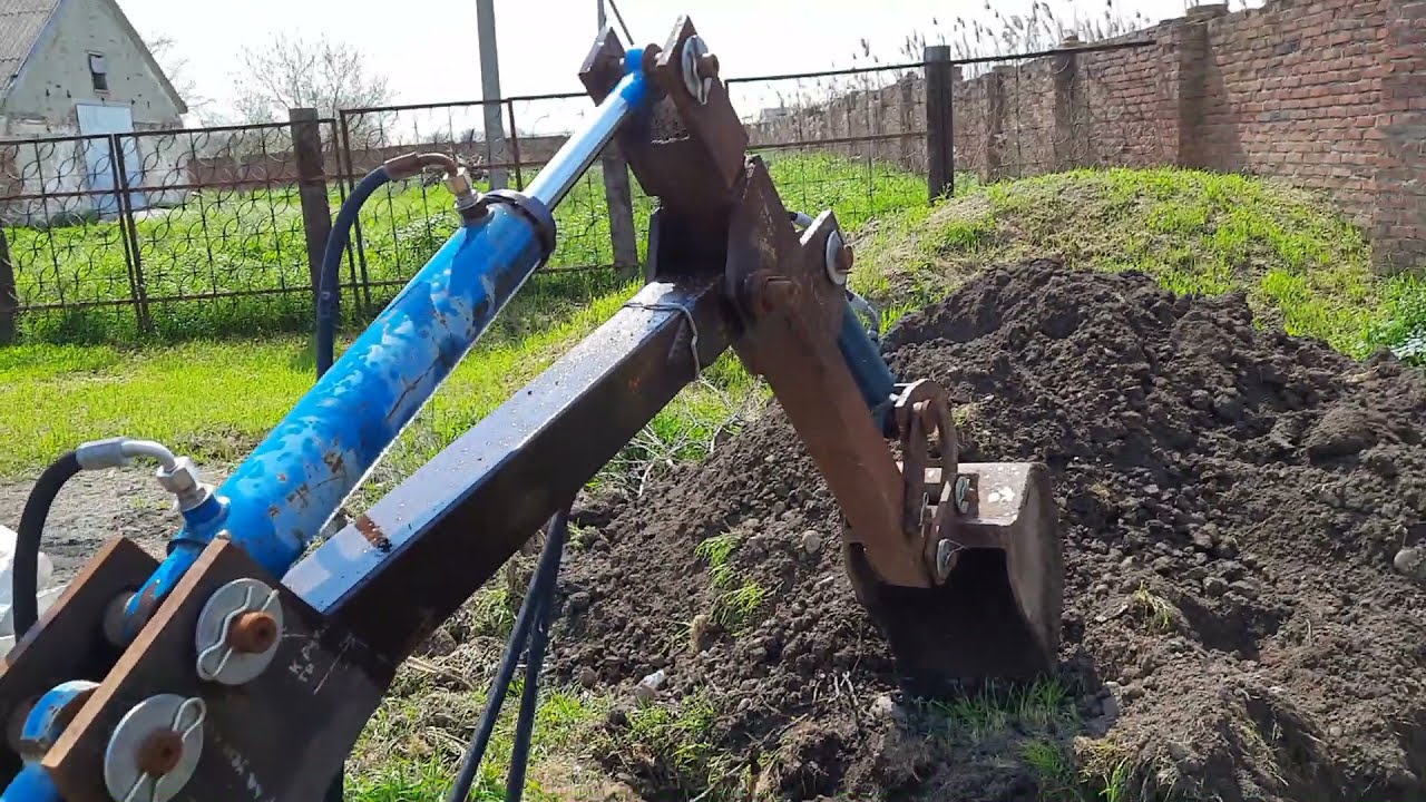 Самодельный экскаватор и все мои ошибки. Homemade excavator and all my mistakes