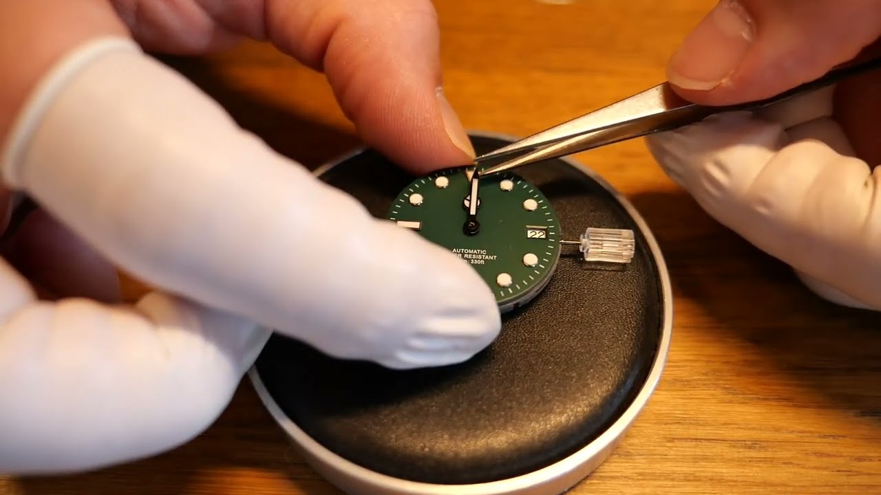 Horologic Tutorial 3: Attach Hands to NH35 movement and test