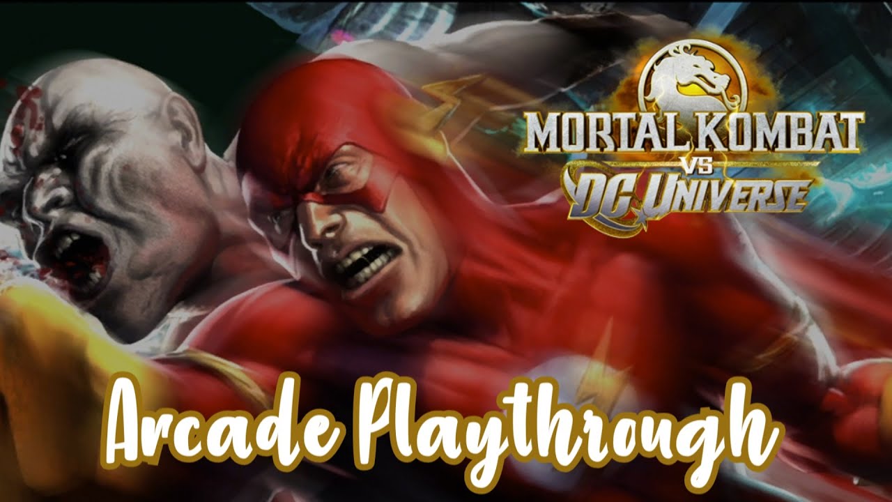 Mortal Kombat Vs DC Universe | The Flash Arcade Ladder Playthrough
