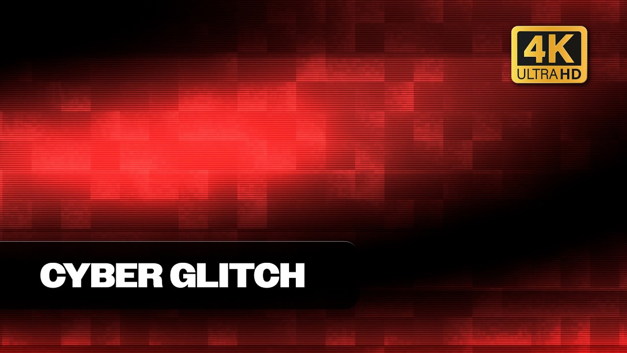 4K Abstract Red Tech Loop - Futuristic Background
