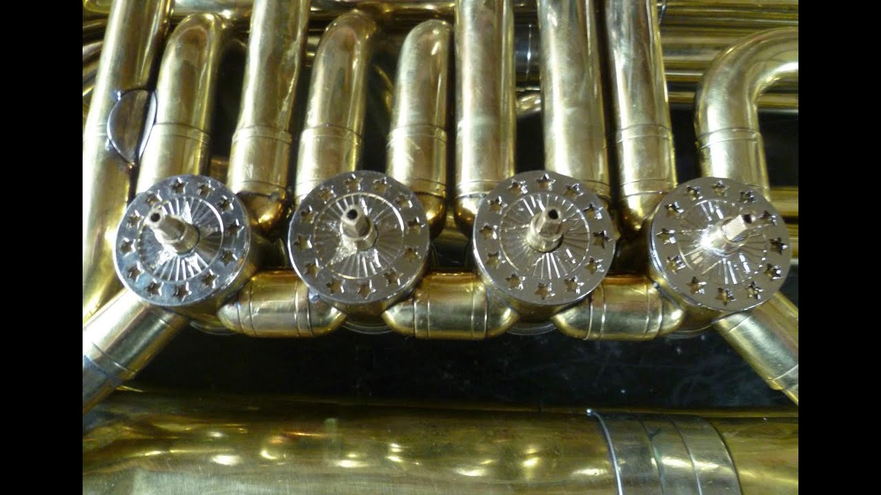 tuba rotary valve:clearence reduction/barillet de tuba: reduction des jeux /