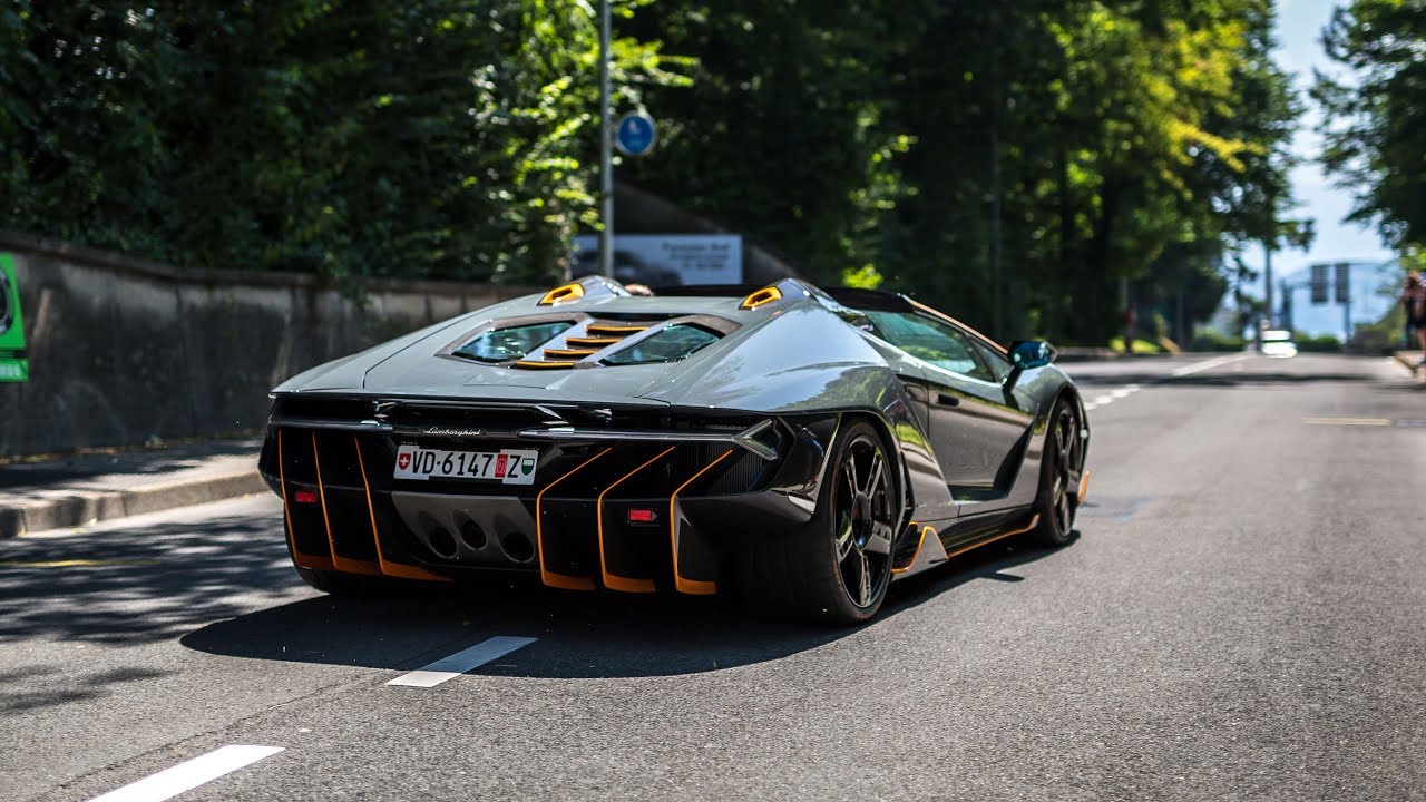 Supercars Accelerating - ONE-77, Centenario, 2x Murcielago SV, 675LT, 3x Huracan Performante,...