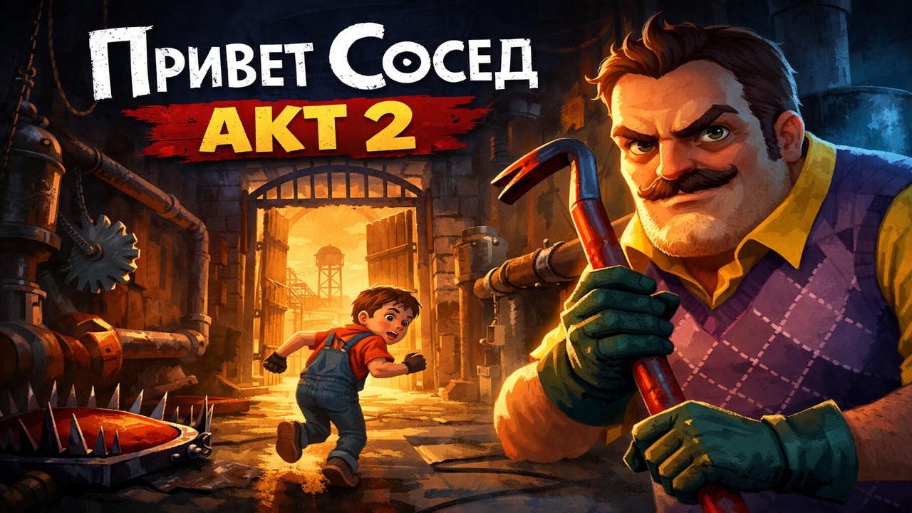 Сбежал от злого соседа через забор было очень ЭПИЧНО!