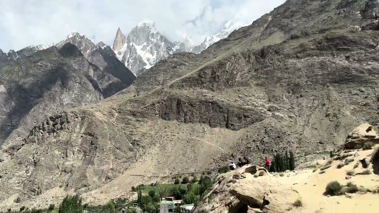 Tour video #67 Look at the top 🔝 view of Hunza Valley🥀 from Eagle Nest💕#hunza