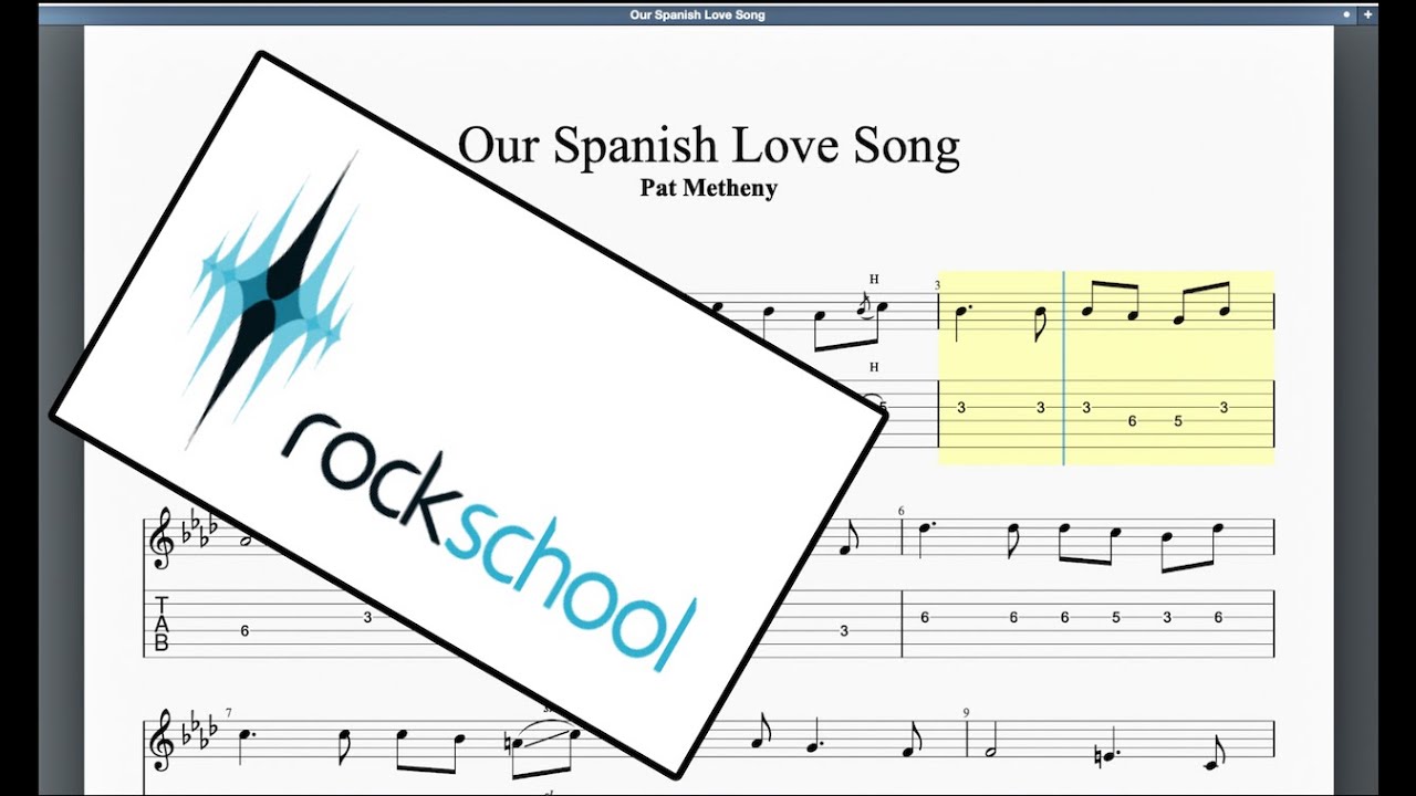 Our Spanish Love Song (2016) Rockschool Grade 7 Acoustic Guitar