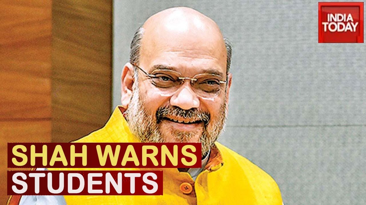 Shah Warns Students From Raising Anti-National Slogans During Protests