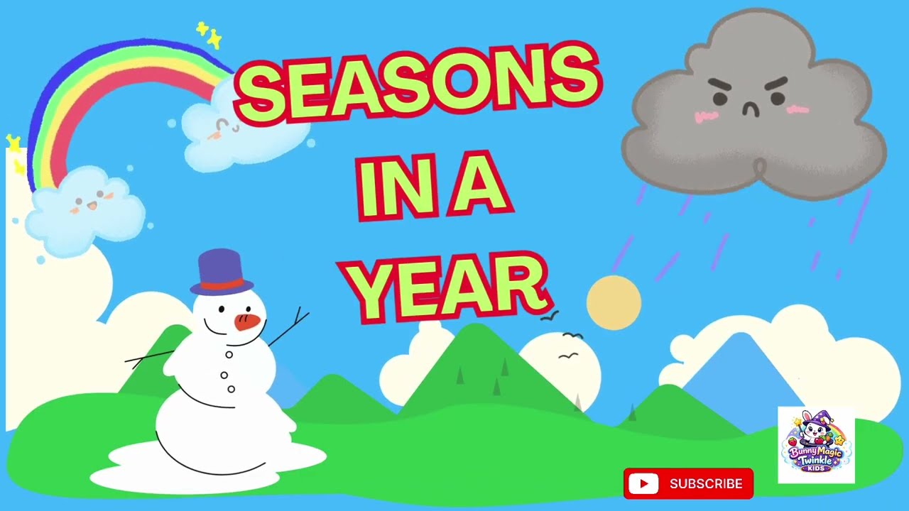 Seasons in a Year 😀 🎄🌈✈️🎵#ABCD #season  #KidsLearning #ToddlerLearning #LearnABC