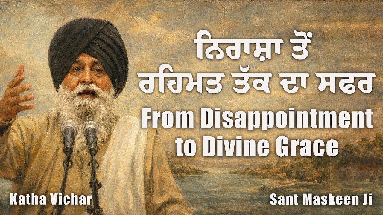 ਨਿਰਾਸ਼ਾ ਤੋਂ ਕਿਰਪਾ ਤੱਕ | From Disappointment to Divine Grace | Giani Sant Singh Maskeen | Katha Vichar