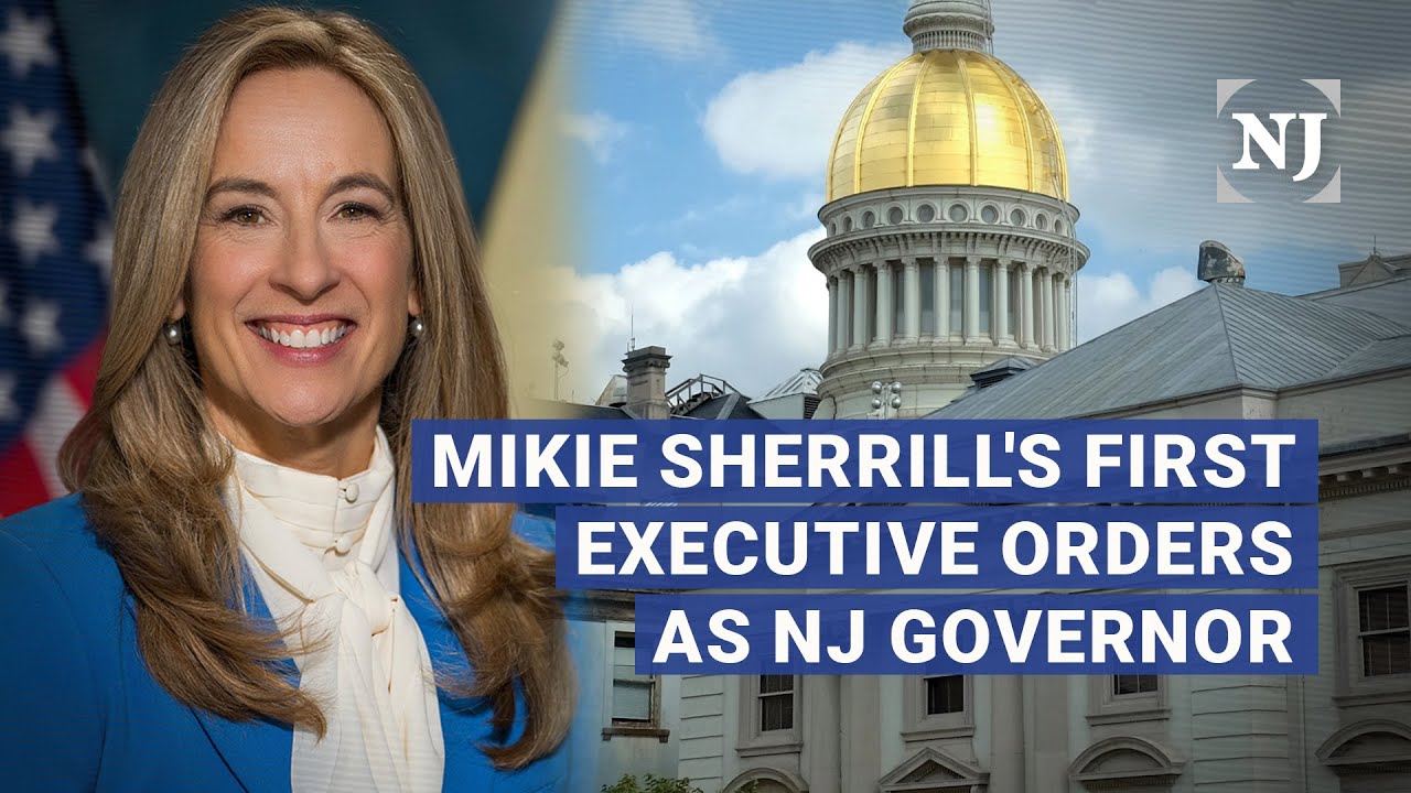 NJ Gov. Mikie Sherrill marks first day signing flurry of executive orders