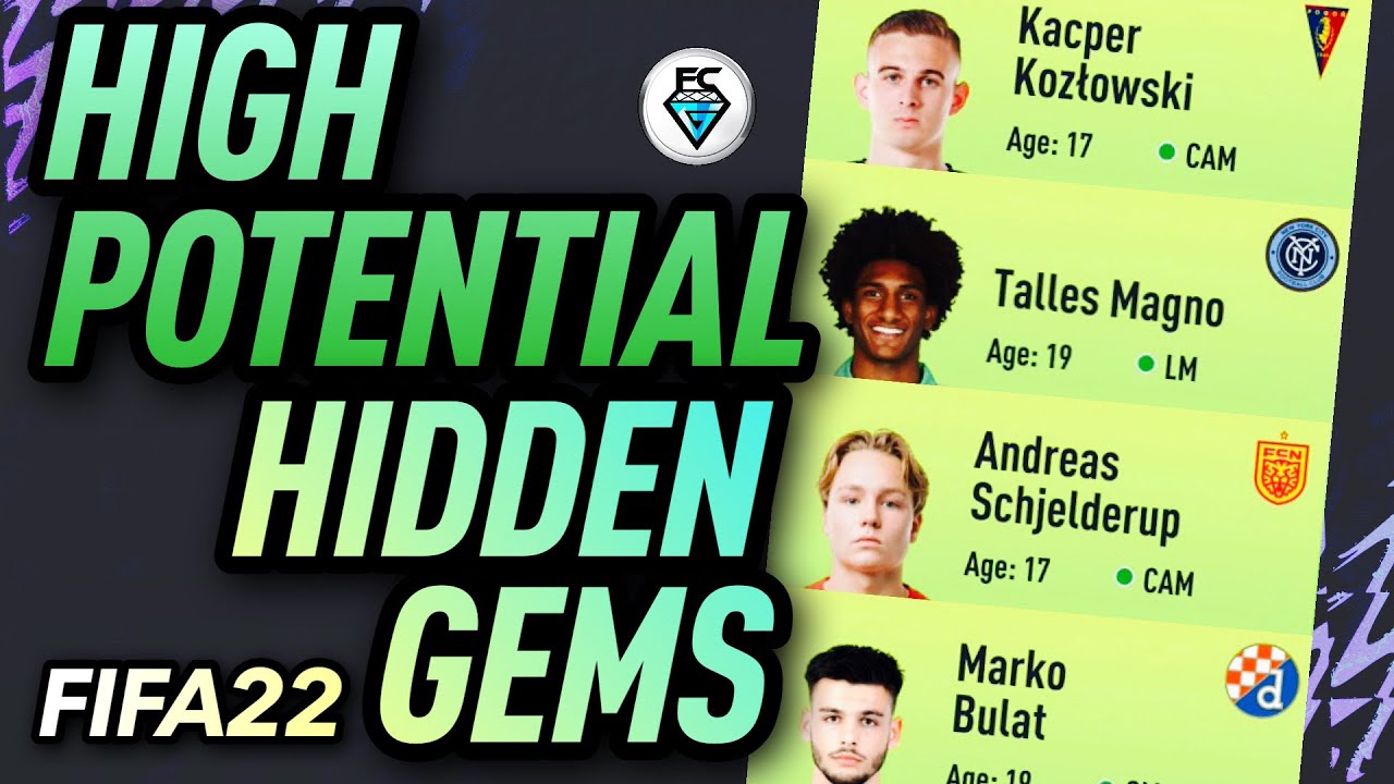 FIFA 22: HIGH POTENTIAL HIDDEN GEMS