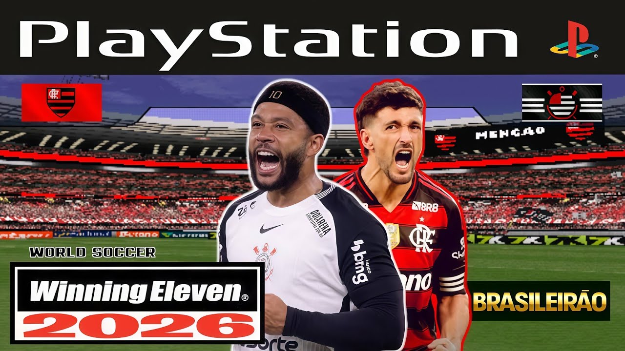 WINNING ELEVEN 2025-2026 PS1 BRASILEIR&Atilde;O ATUALIZADO PES EFOOTBALL DOWNLOAD 