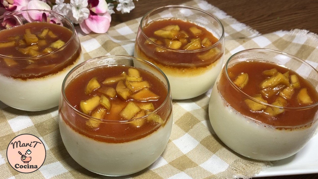 ¡LECHE Y MANZANA! Postre en 5 Minutos, Super Fácil y Delicioso | MariTCocina