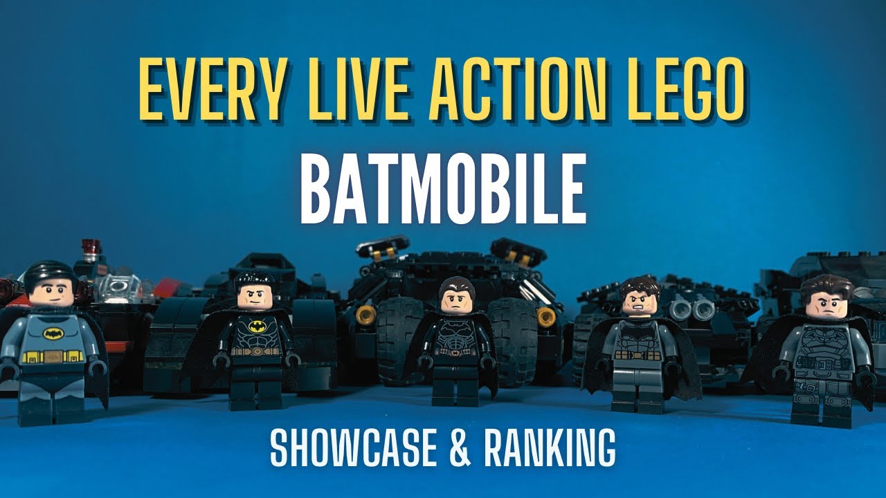 Every Live Action Lego Batmobile | Showcase & Ranking