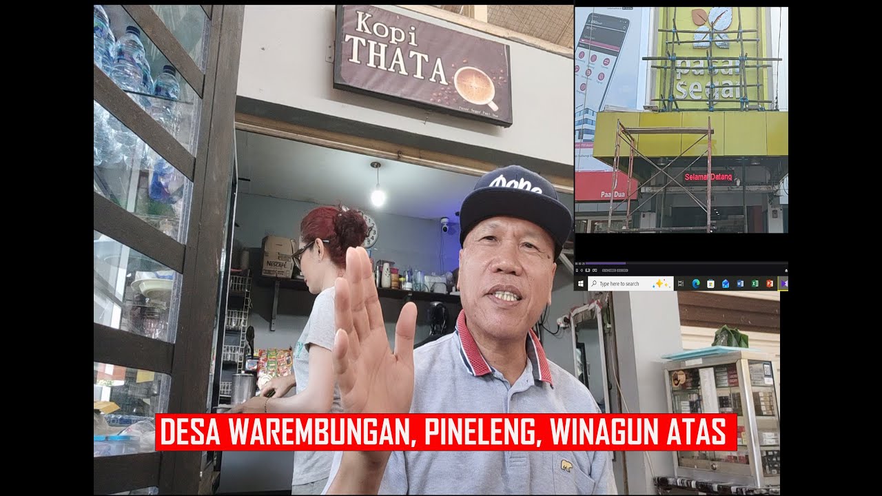 Pasar Segar Pal 2 menjelang Natal harga harga cenderung naik, enaknya Ngopi Gula Aren cafe Thata