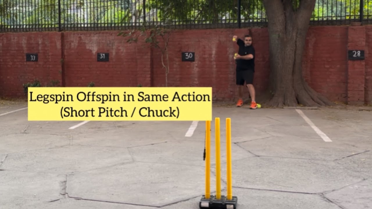 Legspin Offspin in  Same Style (Tennis cricket short pitch)
