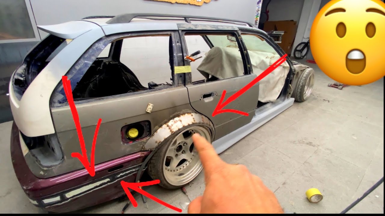 ✅ -РАСШИРЕНИЕ BMW e36 в туре с МЕТАЛЛОМ и ПЛАСТИКОМ!!