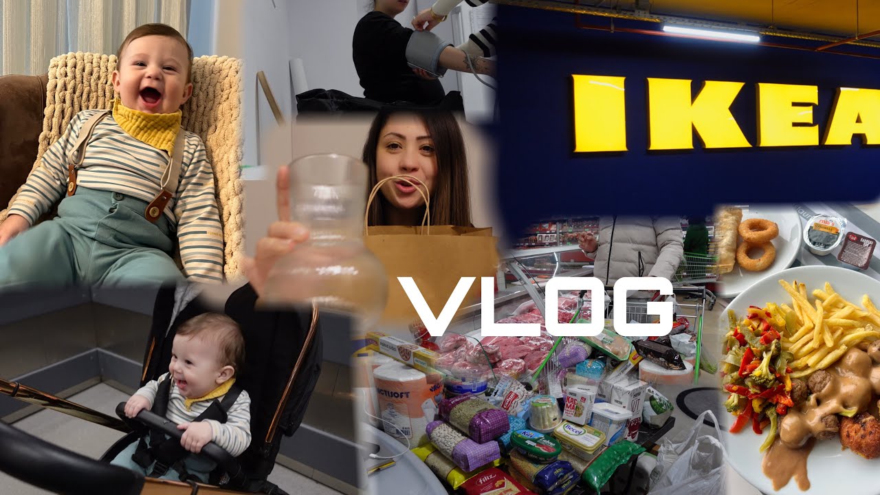 VLOG || AYLIK MARKET ALIŞVERİŞİ | BUZDOLABI TEMİZLİĞİ VE DÜZENİ | İKEA TURU | 2.BEBEĞİMİZİN ADI