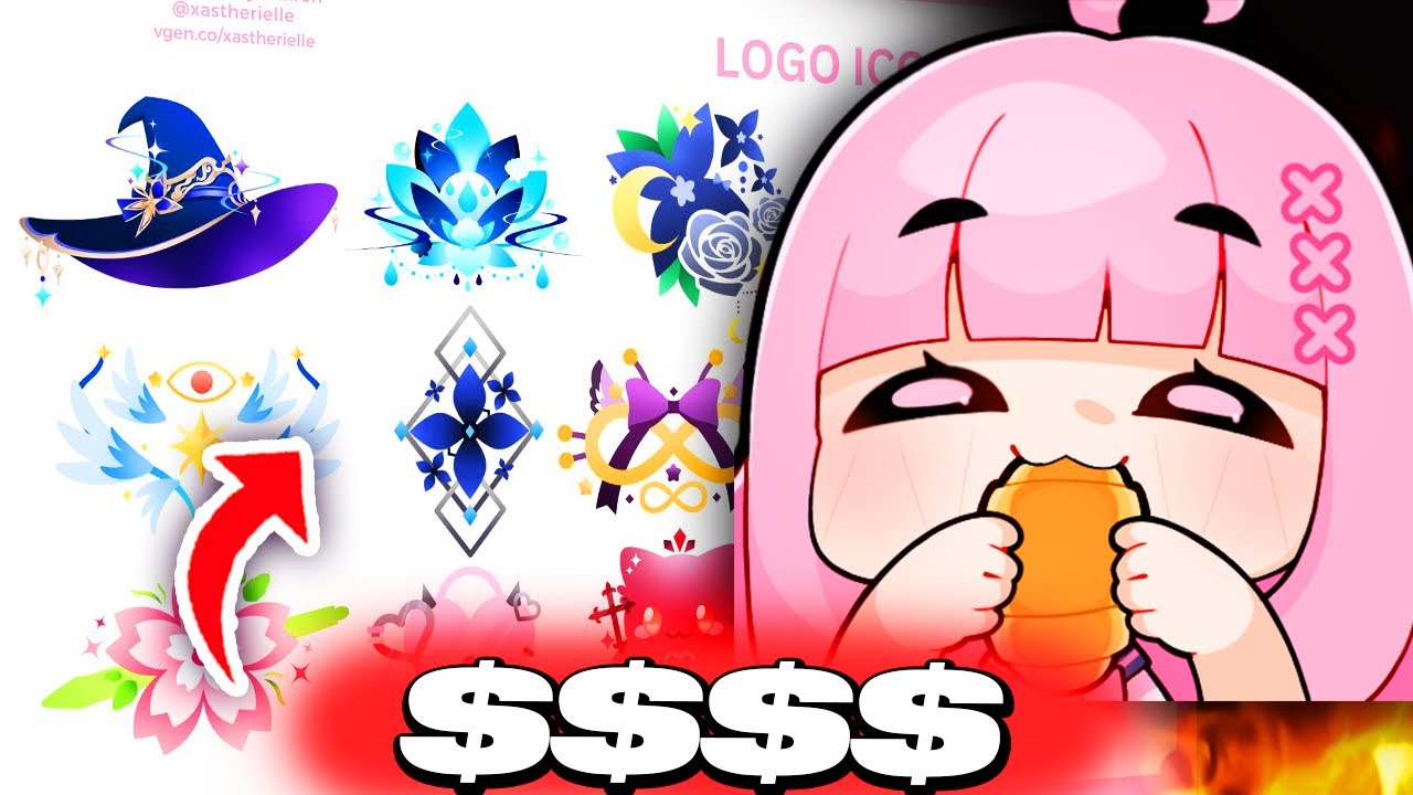 Vtuber Artist's CONTROVERSIAL Logo Prices...