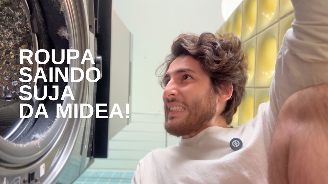 por isso sua roupa sai suja da lava e seca! (midea 11kg)