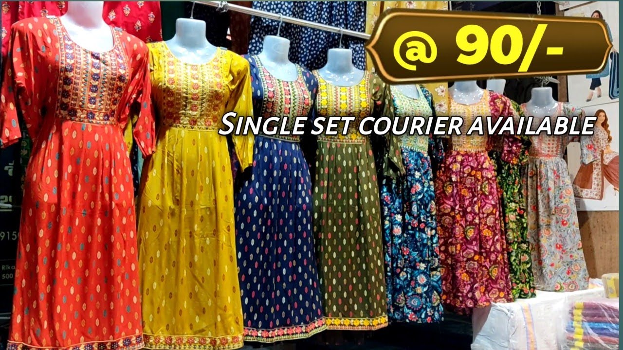 Madina|| Latest Kurtis, 3piece set, blouse piece etc.. single set courier avl No extra gst