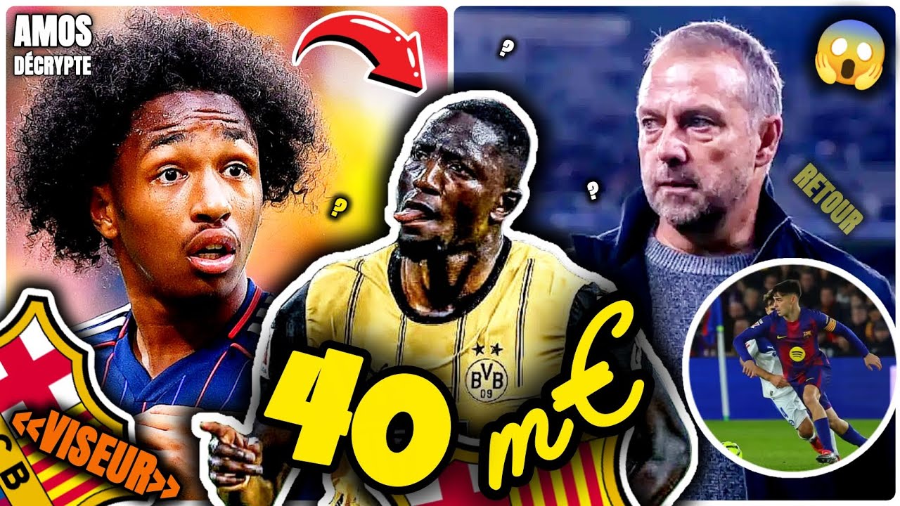 🚨MALICK FOFANA AU BARÇA, SERHOU GUIRASSY AU BARCA POUR 40M€, PEDRI TITULAIRE ET FLICK ARMÉ !😱