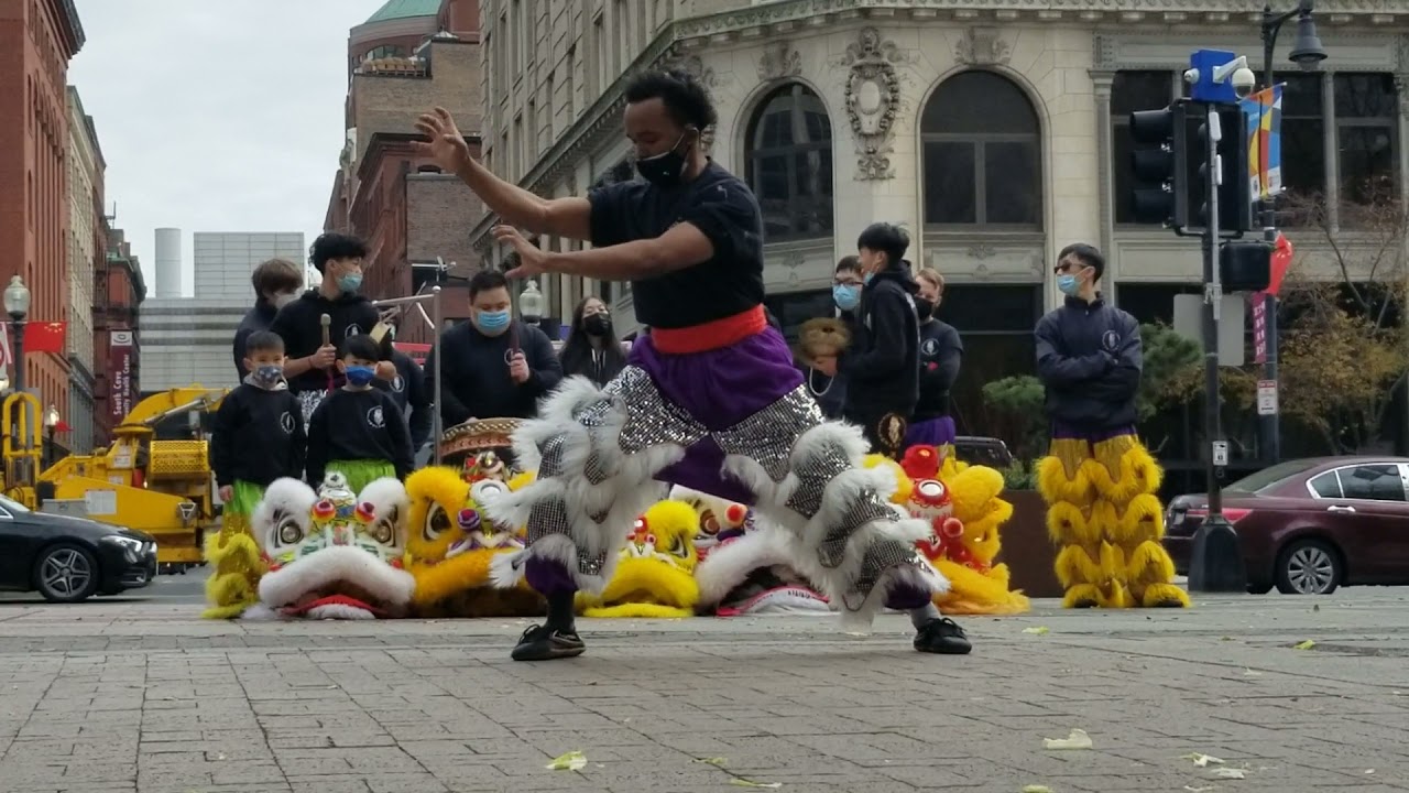 Kung Fu with My Hung Gar, Tiger Crane and Woo's Martial Arts Family @ Boston's Chinatown.