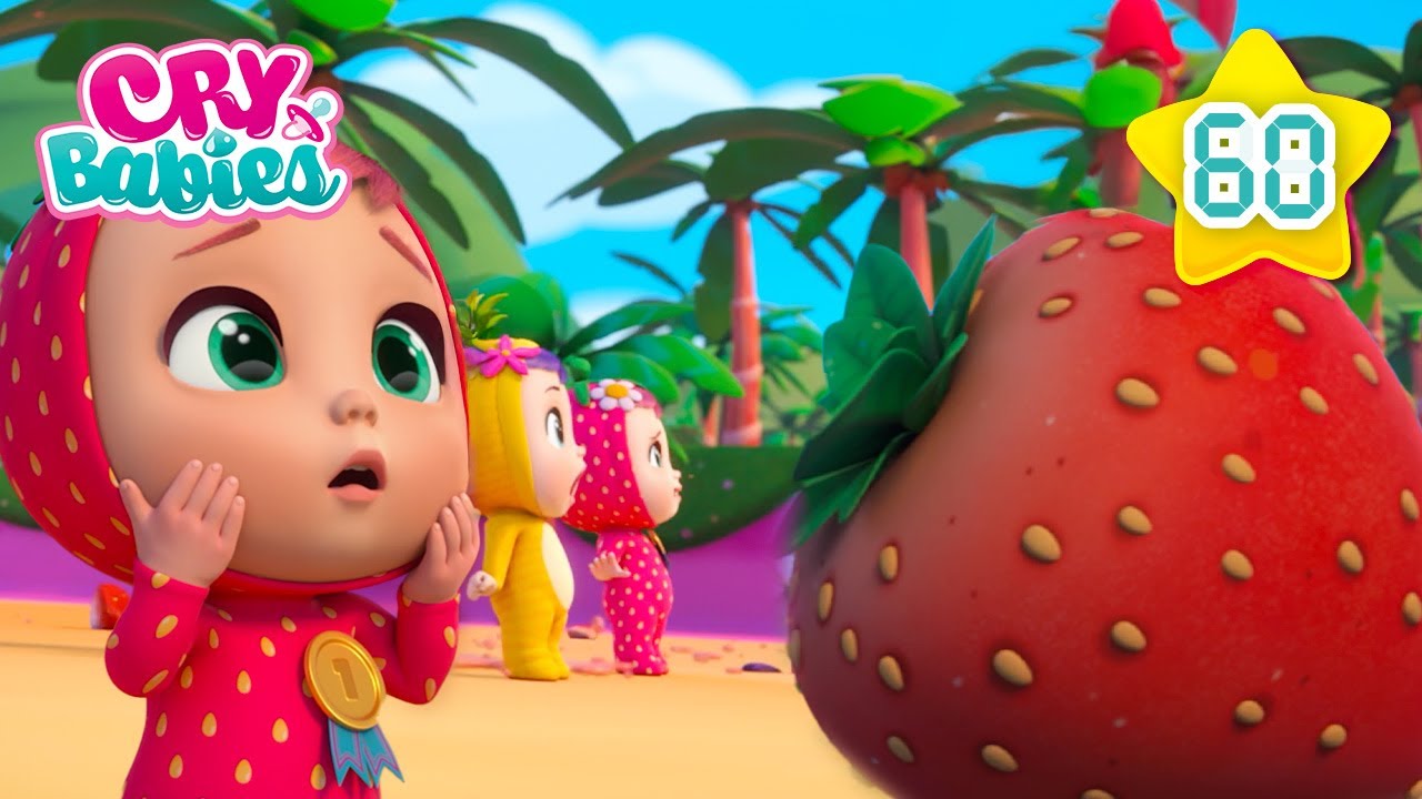 Cry Babies 🍉🍍 いち、に、さん、スタート！フルーツレース 🏁 | CRY BABIES 💞 | kitoons 日本語