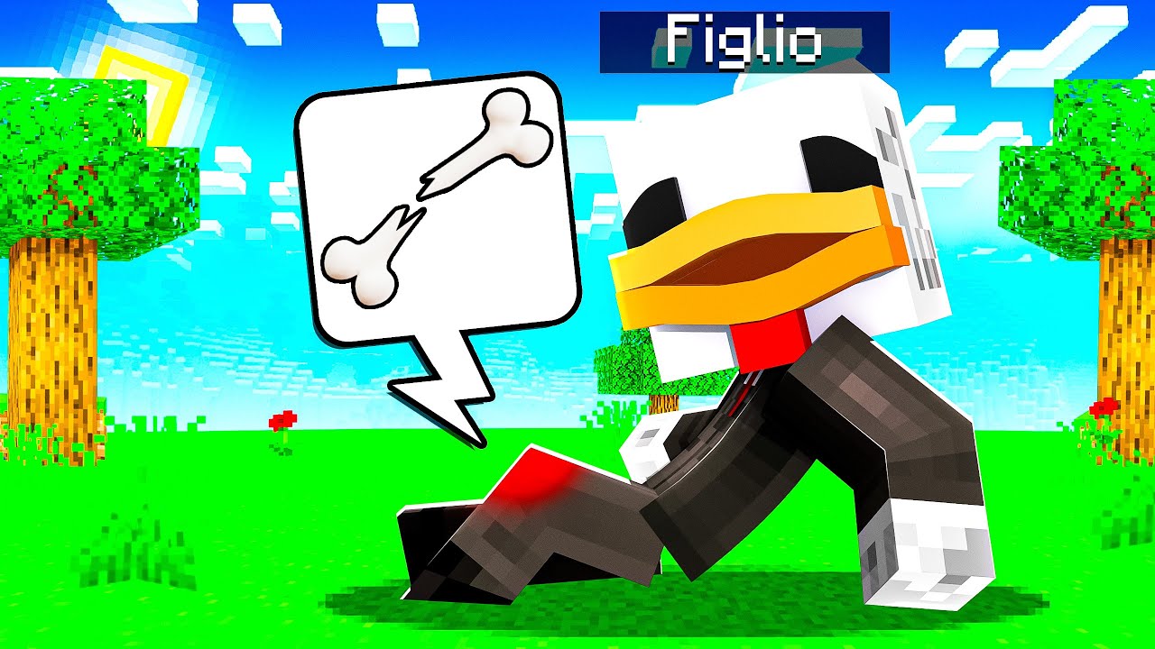 MIO FIGLIO SI È FATTO MALE SU MINECRAFT