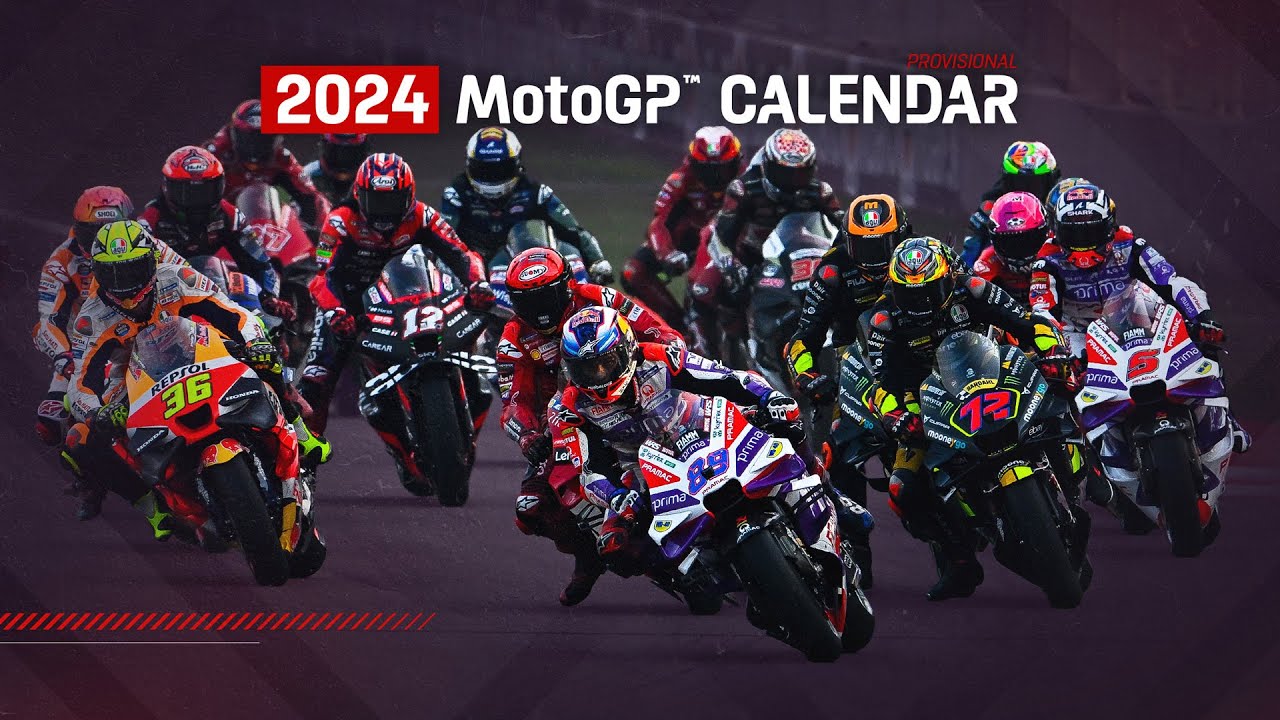The provisional 2024 MotoGP™ Calendar! 🗓️