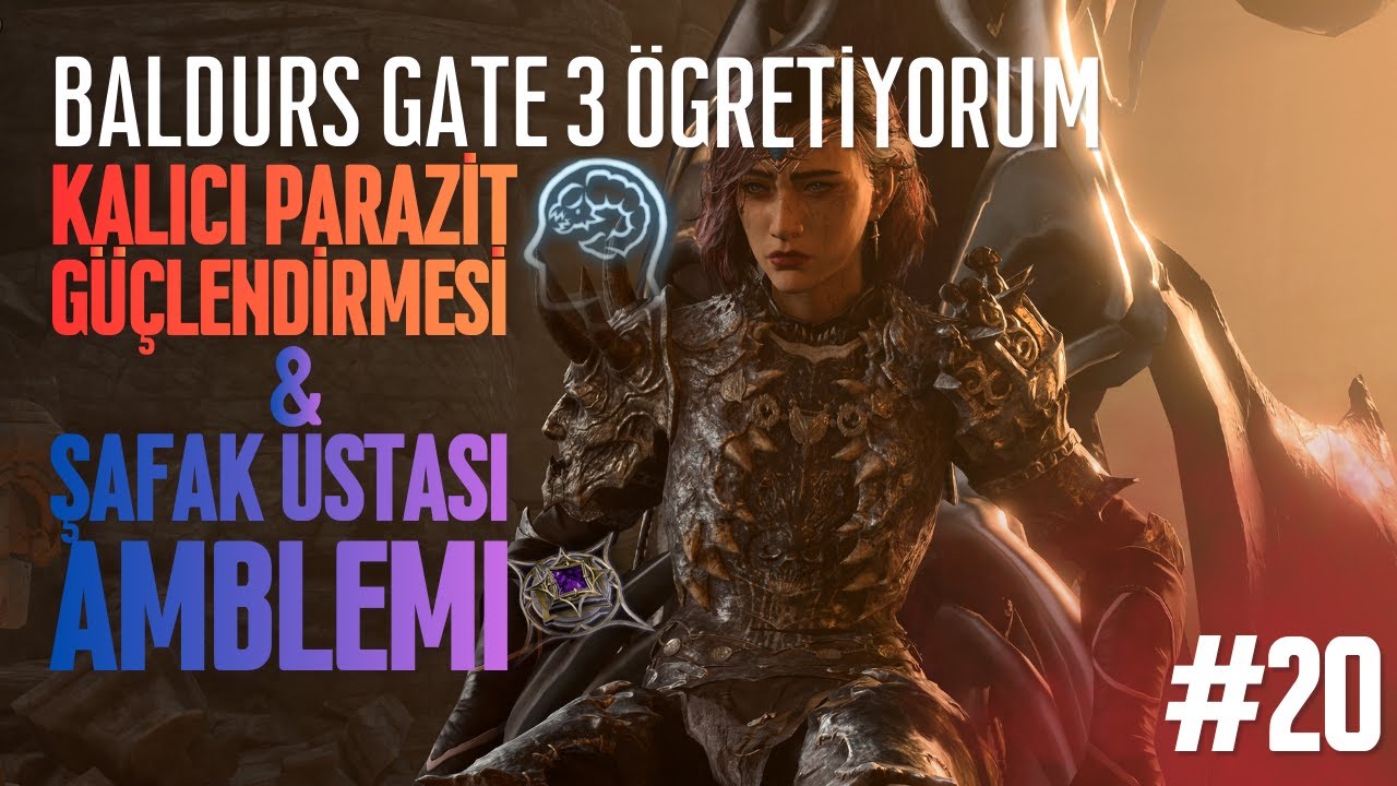 Modlu Baldurs Gate 3 Öğretiyorum | Githyanki Yuvası Keşfi & Kalıcı Parazit Güçlendirmesi ! Bölüm 20