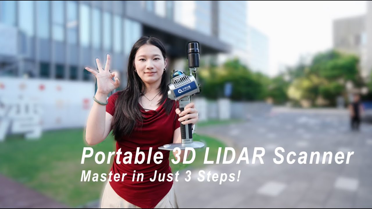 Master Protable 3D LIDAR Scanner in Just 3 Steps ！