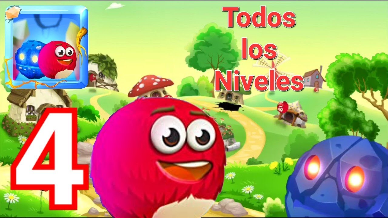Red Ball Underground-(Gameplay 4)-Todos Los Niveles -Juego Completo-