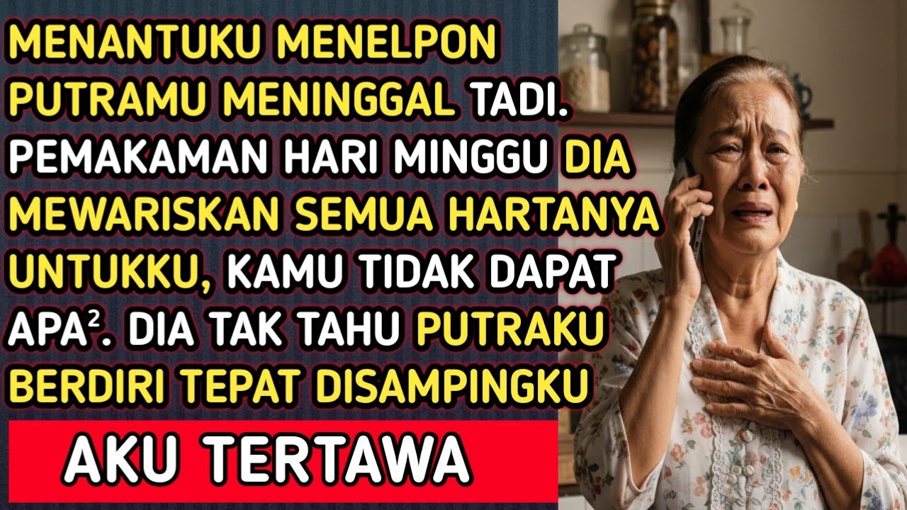 Anakku Baru Meninggal, Menantuku Langsung Mengambil Semua Harta—Ini Balasanku