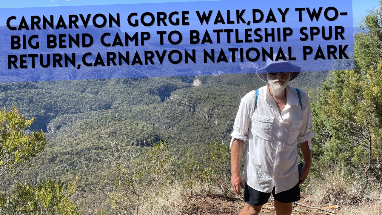 Carnarvon Gorge Walk, Big Bend Camp to Battleship Spur return, Carnarvon National Park - July 2023