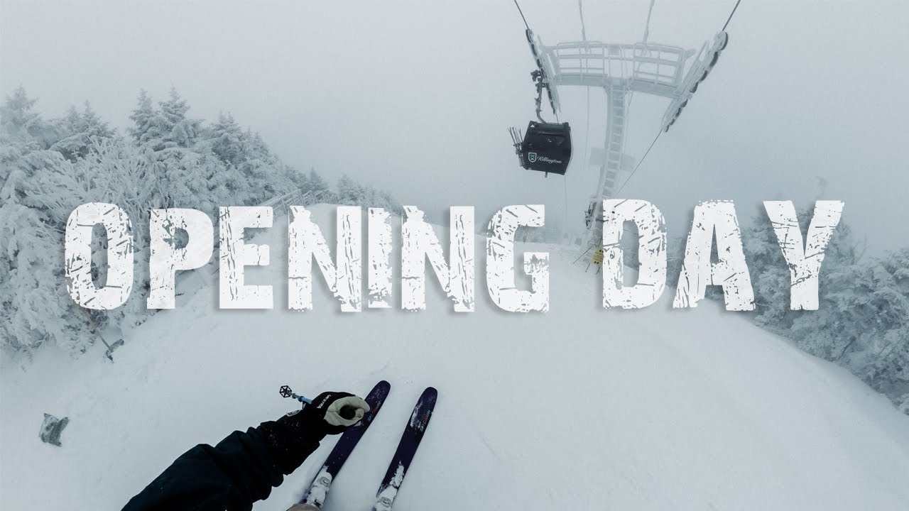 Opening Day at Killington - First Laps of the Season