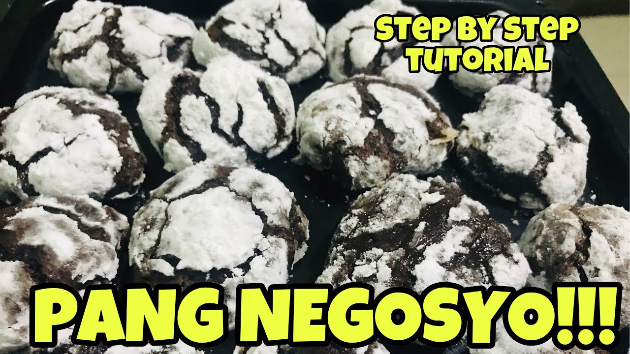 Crinkles Recipe | CHOCOLATE CRINKLES | Negosyo sa maliit na puhunan  | by jackie manuel kitchen